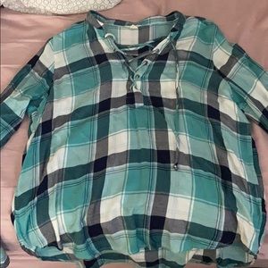 girls flannel shirt